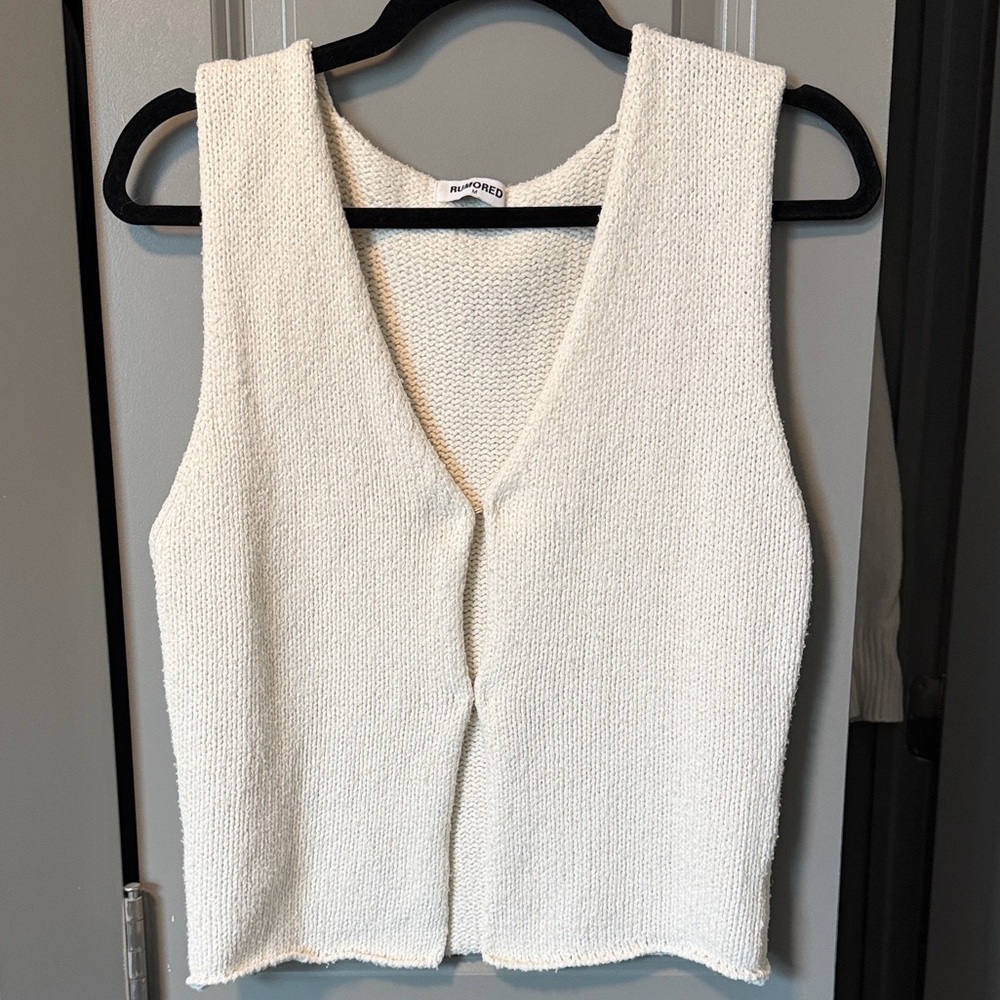 Rumored Prince Street Knit top in Cream